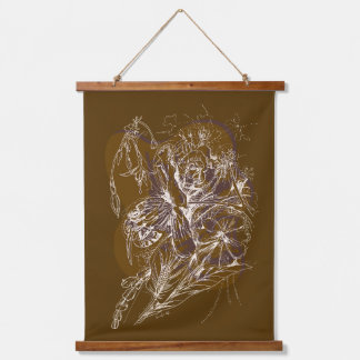 Bee & Blooms Hanging Tapestry