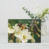 Bee & Blossom | Personalised Name Greeting Car