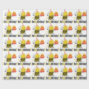 Bee Bop A Birthday Wrapping Paper