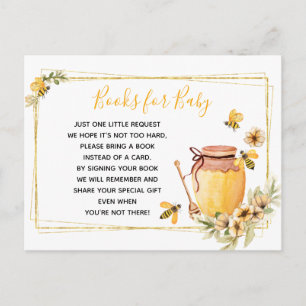 Bee Botanical Books For Baby Enclosure Card