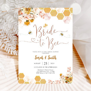 Bee Bridal Shower Invitation