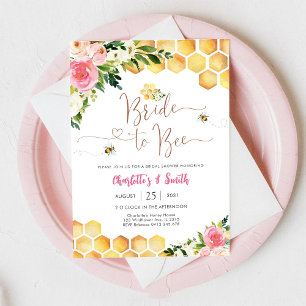 Bee Bridal Shower Invitation