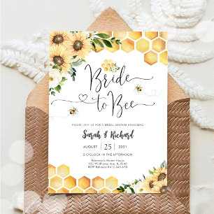 Bee Bridal Shower Invitation
