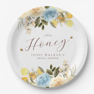 Bee Bridal Shower Paper Plate