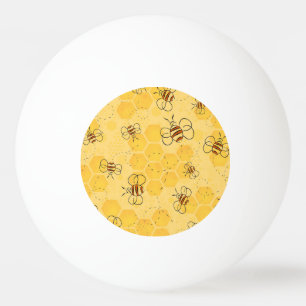 Bee Buzzing Honey Bees Cute Ping Pong Ball