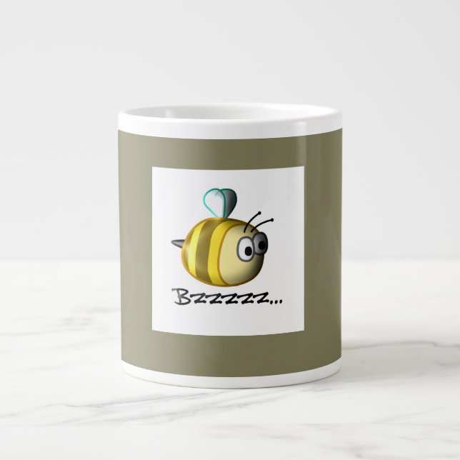 Bee Buzzing Jumbo Mug (Front)