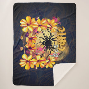 Bee, caffe sherpa blanket