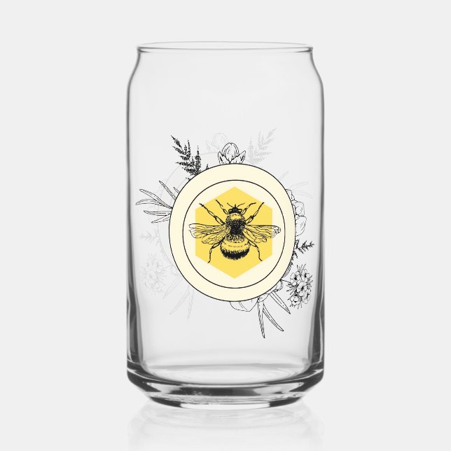 Bee Can Glass (Front)