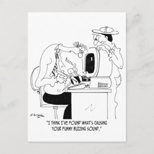 Bee Cartoon 6985 Postcard