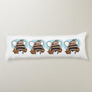 Bee cartoon body cushion
