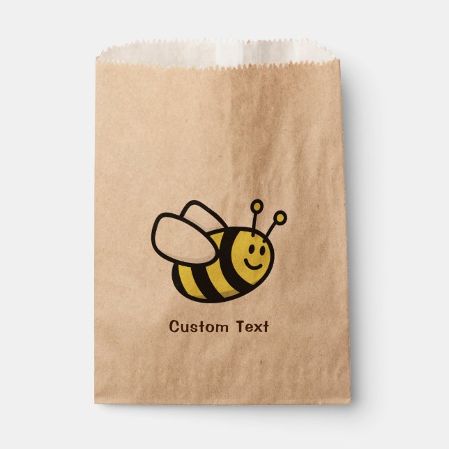 Bee Cartoon Favour Bag (Front)