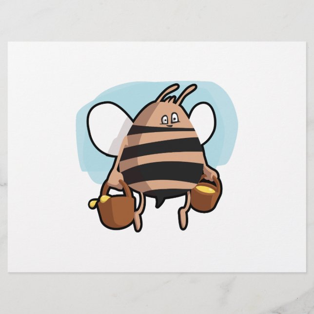 Bee cartoon flyer (Front)