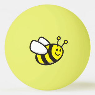 Bee cartoon ping pong ball