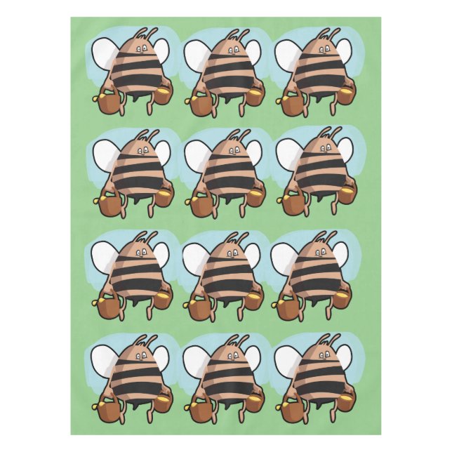 Bee cartoon tablecloth (Front)