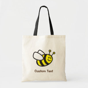 Bee Cartoon Tote Bag