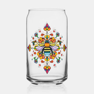 Bee Cathedral Drinkware Set Can Glass