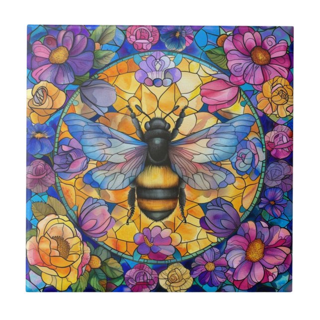 Bee Ceramic Tile (Front)