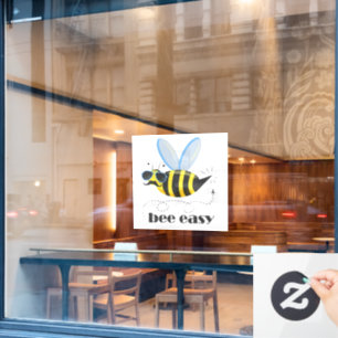 Bee character with moustache sunglasses Bee Easy