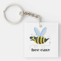 Bee character with moustache sunglasses Bee Easy