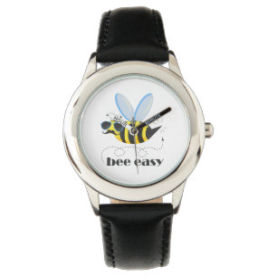 Bee character with moustache sunglasses Bee Easy Watch