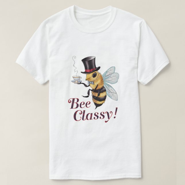 Bee Classy T-Shirt (Design Front)