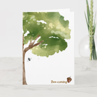 Bee-coming Card (Blank Inside)