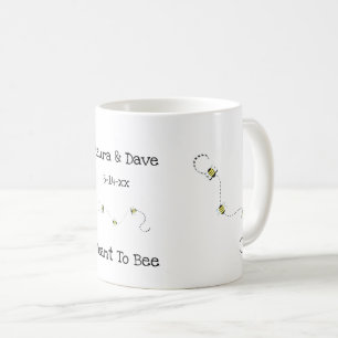 Bee Cool Customisable Text Meant To Bee Coffee Mug