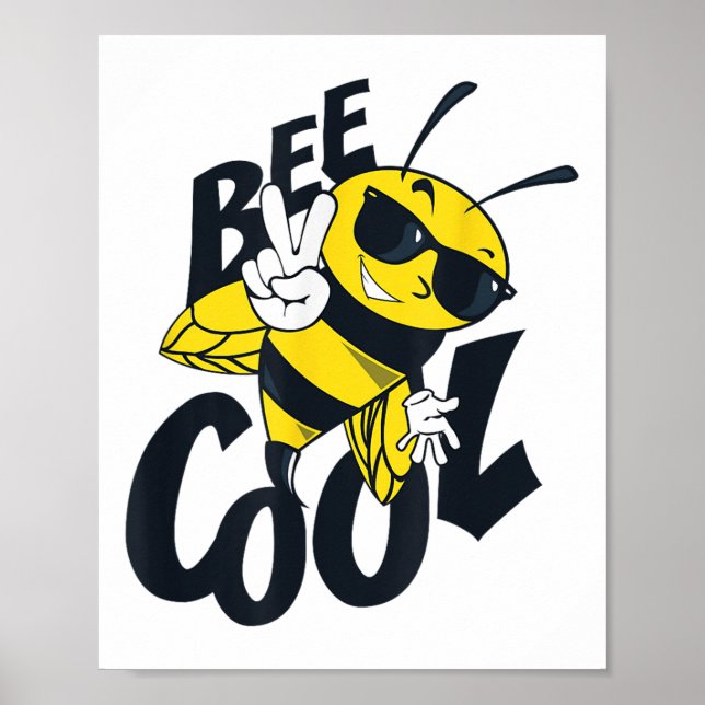 Bee Cool Design Plush Mords Environmental Protecti Poster (Front)