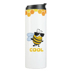 Bee Cool Funny Trendy Bee Customisable Thermal Tumbler