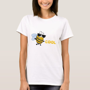 Bee Cool Funny Trendy Bee Template Girl's T-Shirt