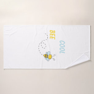 Bee Cool Personalised Bath Towel Set