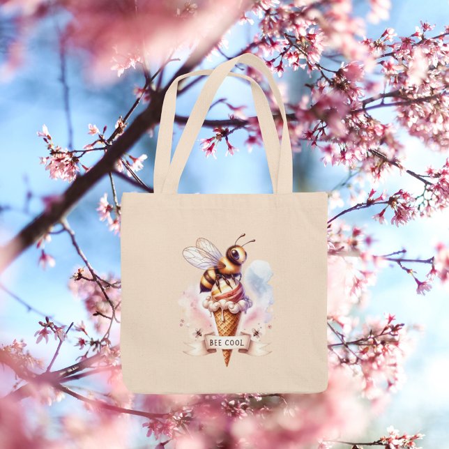 Bee Cool Summer  Tote Bag (Creator Uploaded)