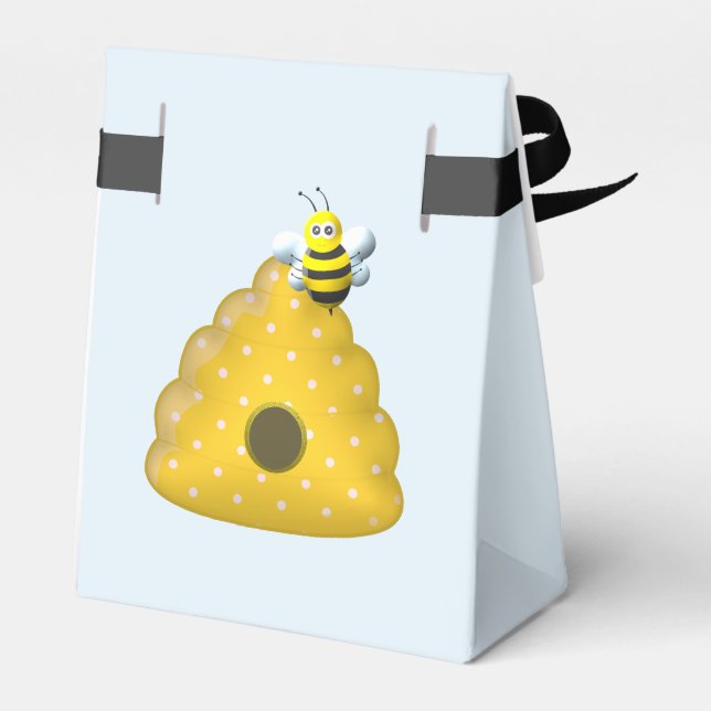Bee Cool with Bee Hive Favour Box (Back Side)
