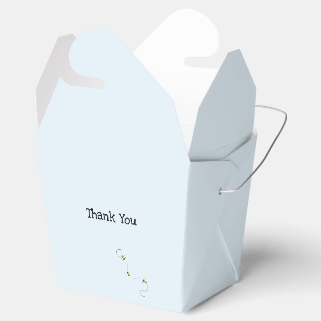 Bee Cool with Bee Hive Favour Box (Opened)