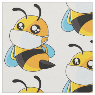 bee coronavirus fabric