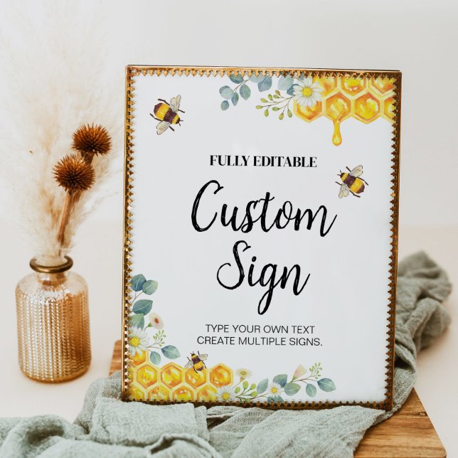 Bee Custom Table Sign Sweet As Can Bee (Creator Uploaded)