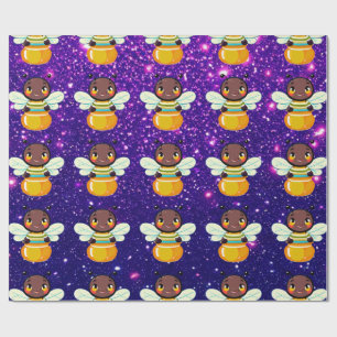 Bee Cute Charming Themed Inspired  Wrapping Paper