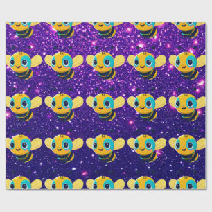 Bee Cute Charming Themed Inspired  Wrapping Paper