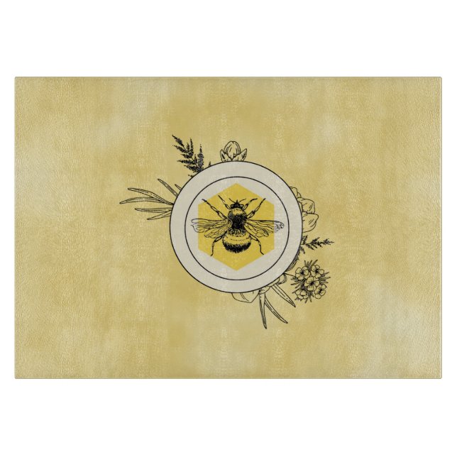 Bee Cutting Board (Front)