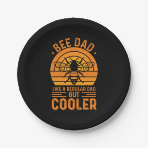 Bee Dad Paper Plate