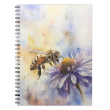 Bee & Daisy Spiral Notebook