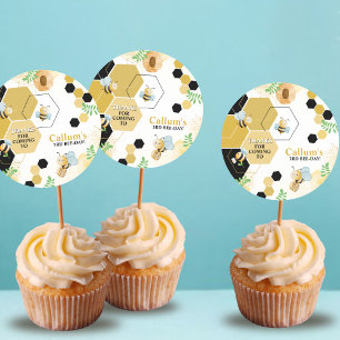 Bee-Day Birthday  Classic Round Sticker