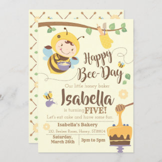 Bee-Day Party Invitation