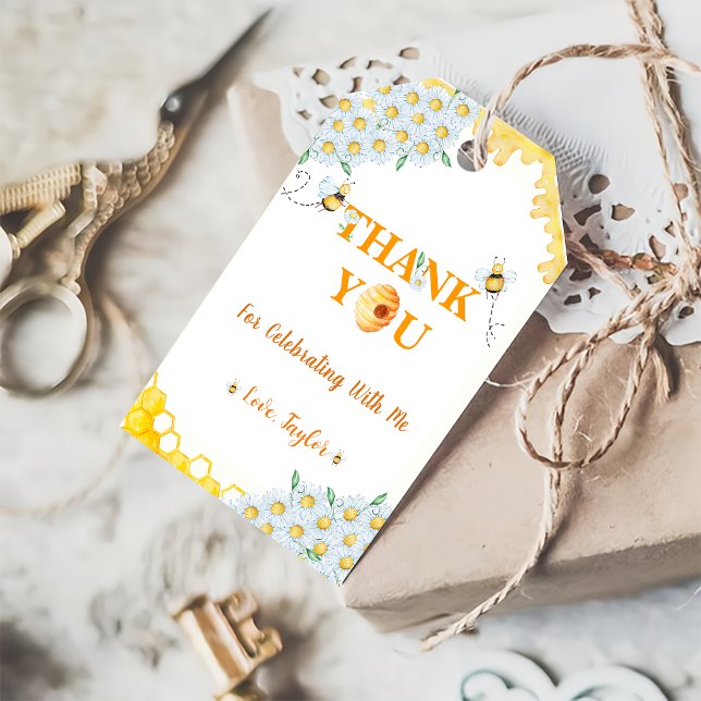 Bee Day Thank You Tag Birthday (Creator Uploaded)