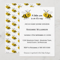 Bee Design Baby Shower
