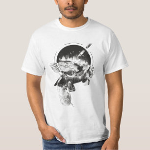 Bee Design Double Exposed T-Shirt