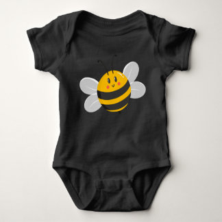 bee design for little babies  baby bodysuit