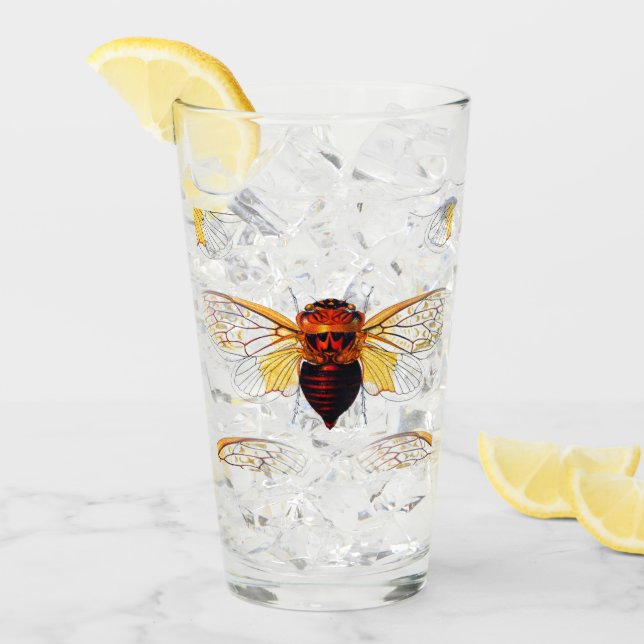 bee design glass (Front Ice)