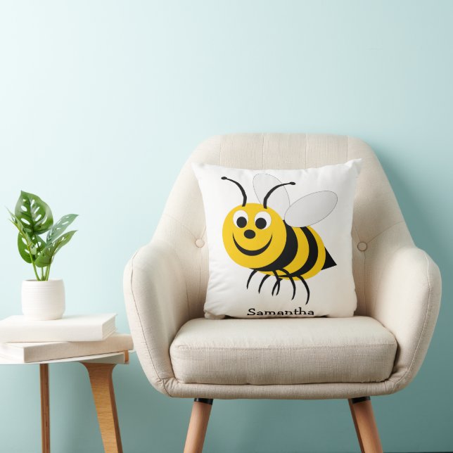 Bee Design Personalised Cushion (Chair)