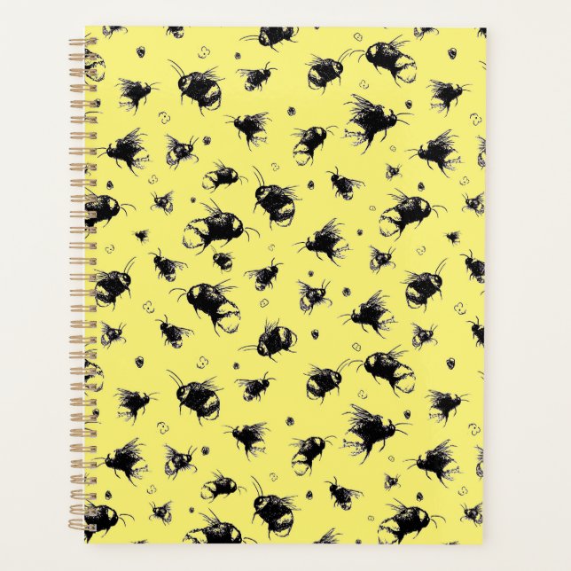 Bee Design Planner – Christmas Gift for Teacher (Front)